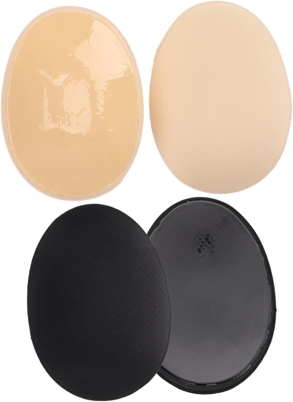 4 Pcs Seamless Silicone Gel Hip Enhancer Pads for Women, Reusable Self-Adhesive Shapewear Inserts-FO-