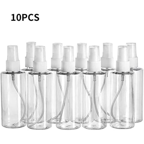 Empty Spray Bottle 100ml, Empty Refillable Plastic Travel Bottle, Reusable Transparent Atomizer P1578-FO-