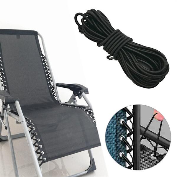 8 stk. Foldestol Solseng Tilbehør Elastisk Fastgørelse Bungee-LP-