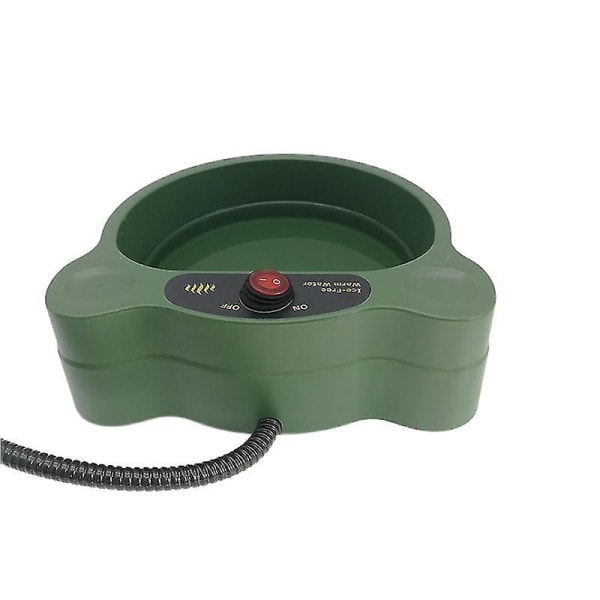 Uppvärmd Vattenskål, Smart Termisk Skål för Vinter Utomhus, Uppvärmd Husdjursskål med Anti-Tuggkabel, 85 Oz Better1