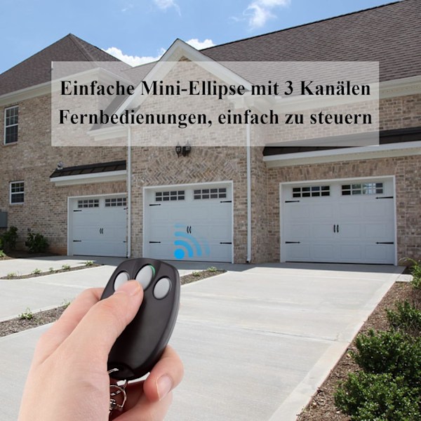 2-paketti korvaavia kaukosäätimiä Chamberlain Liftmaster Motorlift -garageavoimille 94335E | 84335E | ML700 | ML500 | ML850 | Merlin