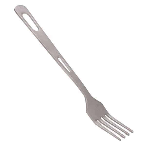 Titanium Bestik Udendørs Camping Service Bærbart Bestik til Vandreture og Picnic Gaffel-FO-