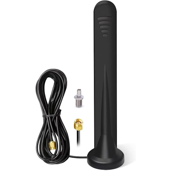 4G 5G LTE-antenni Sisä- ja ulkokäyttöön Signaalinvahvistin 15DBI Kaikkiin suuntiin vedenkestävä TS-9/SMA-liitäntä, 3G/4G/5G/GSM/GPRS