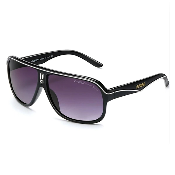 2023 Märke Neliönmuotoiset Aurinkolasit Miehille Vintage Retro Urheilu Autoilu Aurinkolasit Oversize Värikkäät UV400 Ulkoilu Silmälasit gafas de sol C2 Valkoinen Bl C2 White Black with packaging