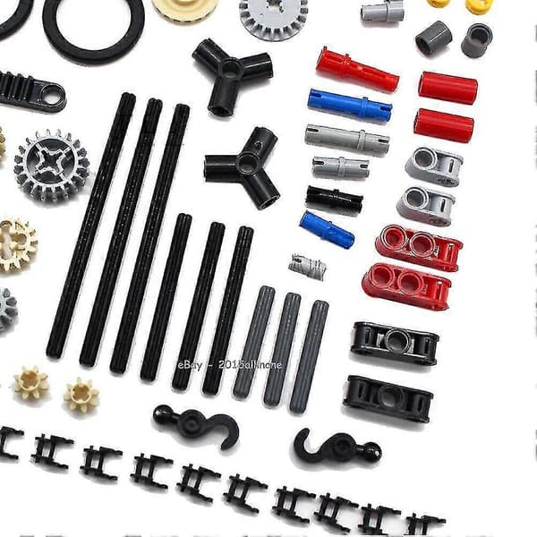 116 stk. ingeniørgear akselstiftforbindere - hjulforbindere tandstangsgear klods-FO-