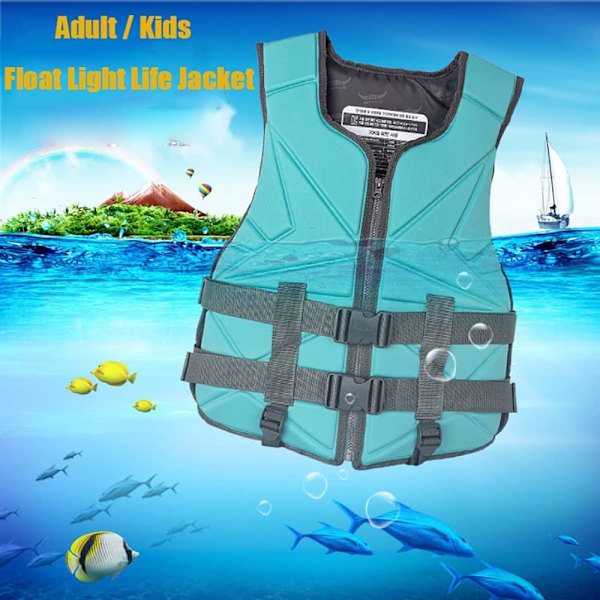 Neopren Redningsvest Voksen Barn Redningsvest SUP Redningsvest Kajakk Flytevest Flytevest Kajakkvest for Roing Brett Båtliv Snorkling Vest