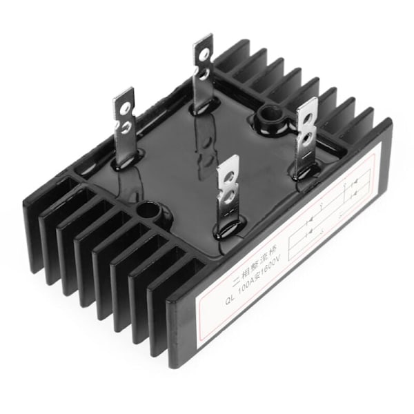 1 st 100A AMP 1600V Spänning 2-fas Brygglikriktare med diod hög svart effekt