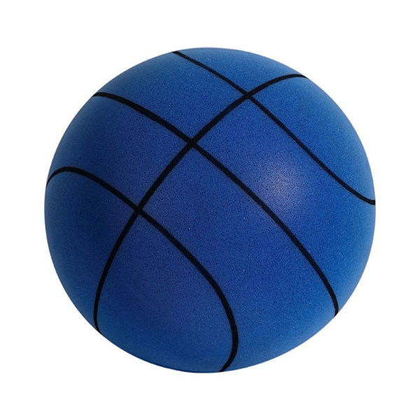 Hiljainen koripallo pomppiva koripallo SININEN 21CM Blue-PO- Blue 21CM