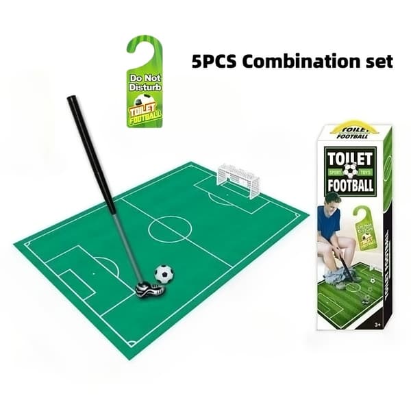 Toalettfotballgolf - Morsomt baderomsspill for menn