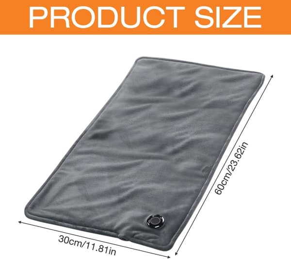Varmepute, varmeteppe med automatisk avslåing, 30*60cm, elektrisk varmeteppe med 3 temperaturnivåer og USB-lading Egnet-FOR-