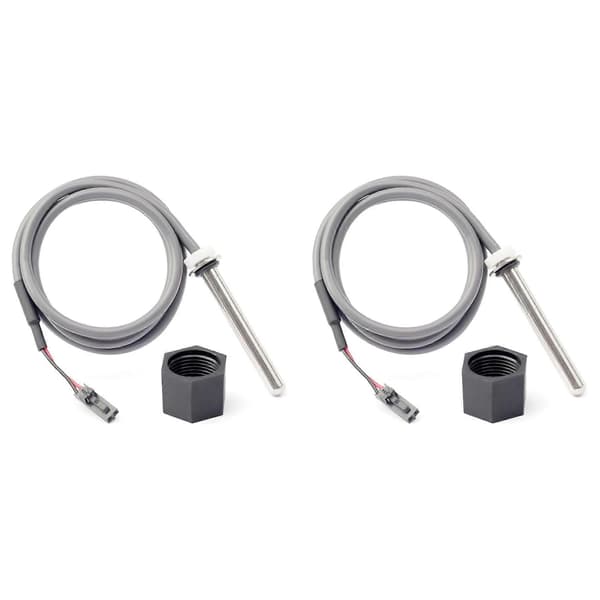 2X Rørsensor til Balboa Spa Varmelegeme M7 System med 24 tommer Kabel Temp/Høj Grænse, Rørsensor til 30042 30382-FO- Po color