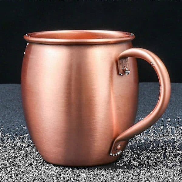 530 ml ren koppar Moscow Mule-mugg för bar och restaurang