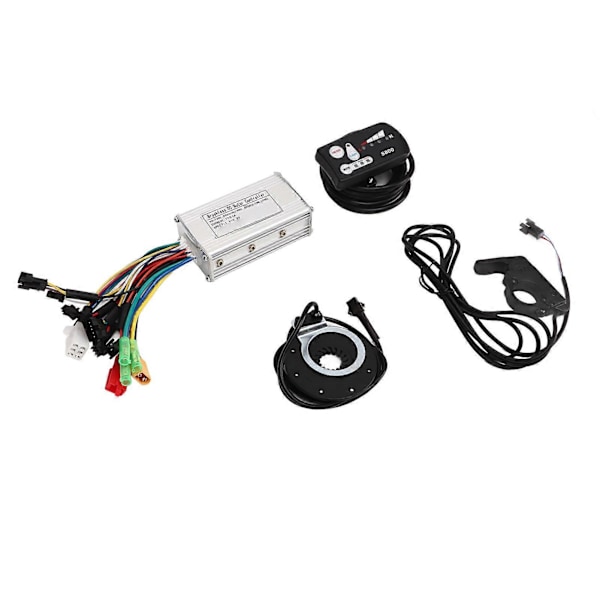 2024 Elcykel Motor Kontroller Kit Borstlös Motor Sinusvåg Kontroller Booster Tumgas Mätare Set 24V 36V 48V