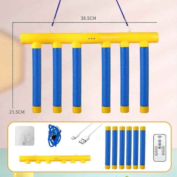 Reflex Challenge -peli, Drop Sticks -peli, käsi-silmä-koordinaation reaktiokoulutuslelu, 3 säädettävää nopeutta, kaukosäätimellä LGL-LP- A