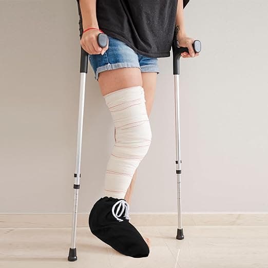 Gipsstrumpor, bomullsgipsstrumpor, dammtäta gipsstrumpor för fötter-FO-