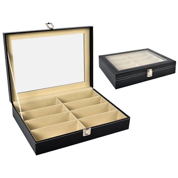 Glasögonbox med 8 Fack / Glasögonförvaring - Glasögonförvaring black 1205