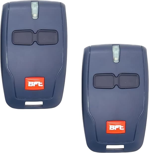 2 x 433MHz BFT Garage Door Opener Remote Control Replacement for BFT Mitto 2 Remote Control, 2-Channel Garage Remote Control, Compatible with MITTO B Electri
