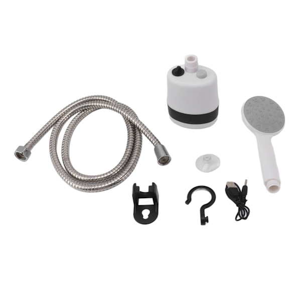 Portable Shower with Strong Flow 2200mAh, 1.5m Hose - Camping Shower for Car Washing, Irrigation and More