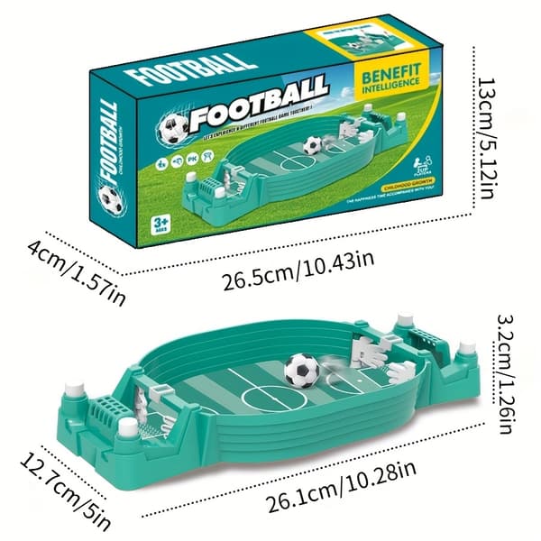 Mini kannettava pöytäjalkapallopeli matkoille -FO-