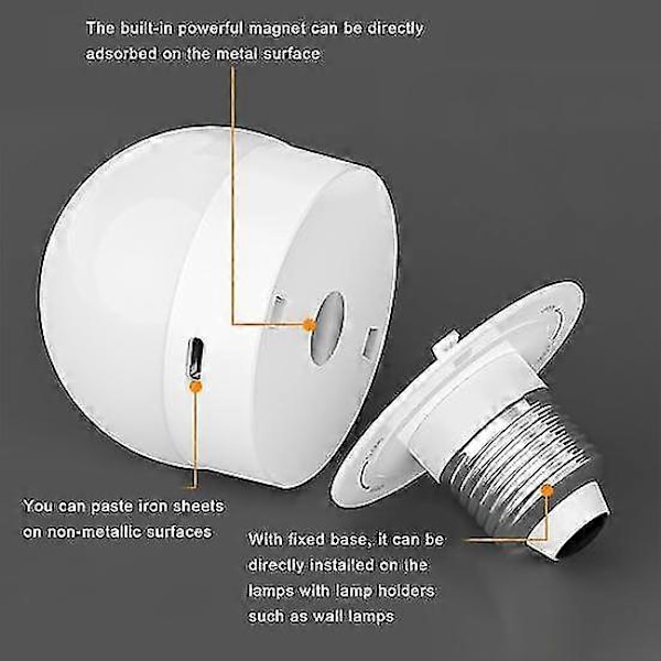 USB Oppladbar Lampe med Fjernkontroll Timer Dimbar Lett å Installere Batteridrevet E27 Lampe RGB Lampe
