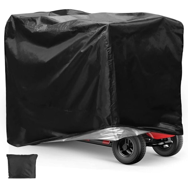 Vattentätt skydd för elscooter - 210D Oxford - För rullstol - Vattentätt och tåligt regnskydd (140 x 66 x 91 cm) - KK-