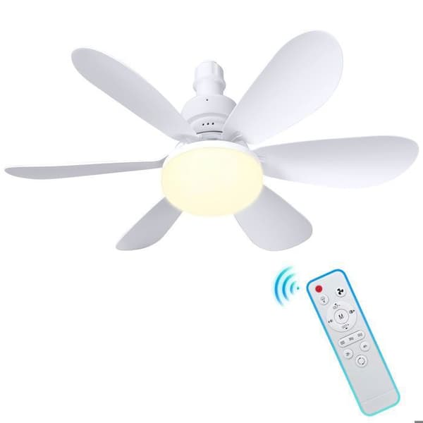 Loftventilator - 40W - 6 blade - 3 hastigheder - Støjsvag