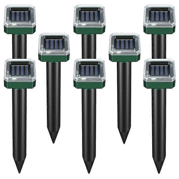 8-pack Solar Powered Snake Repellers for Outdoor Use-FO-