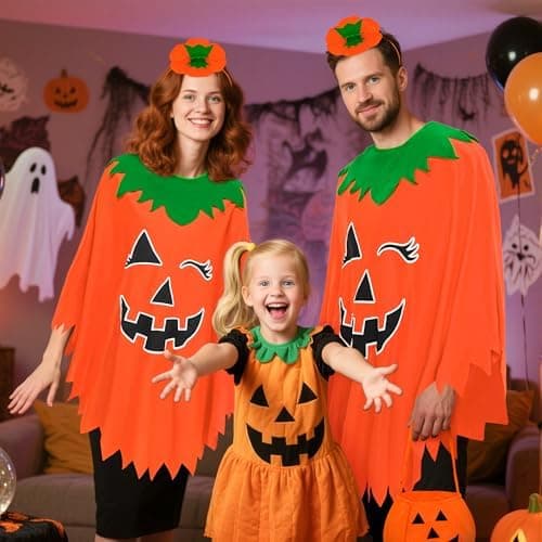 Yezmo oppustelig poncho-kostume med glødende slikpose til Halloween-FO-