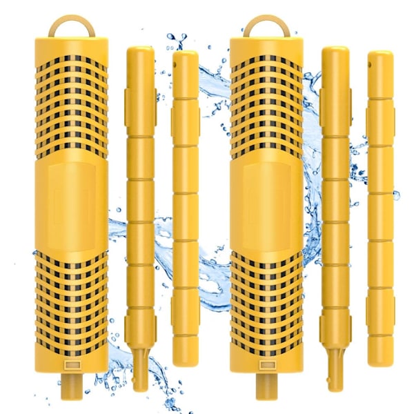 SPA Mineral Stick-dele, spabad-stick med 4 måneders levetid, universel patron til spabad og pool (gul, 2-pak)‘-XT-
