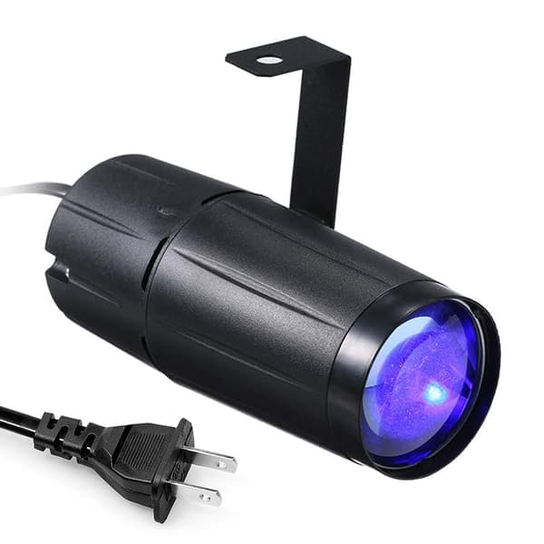 Diskokula pin Belysning LED scenbelysning Beam Spotlight Hal Klubb Party Bar DJ begivenhed Lysfarve: blå-FO-