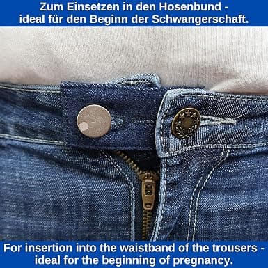 Bælteforlængere til jeans og bukser, sæt med 3, taljeudvidere op til-FO-