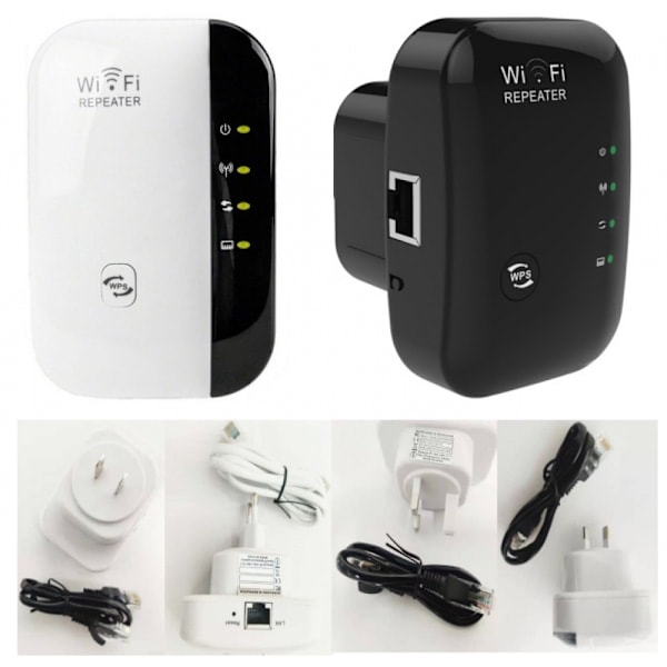300M Wifi-signaalivahvistin Langaton toistin Wifi-vahvistin Wifi-kantaman laajennin kotitoimistoon valkoinen