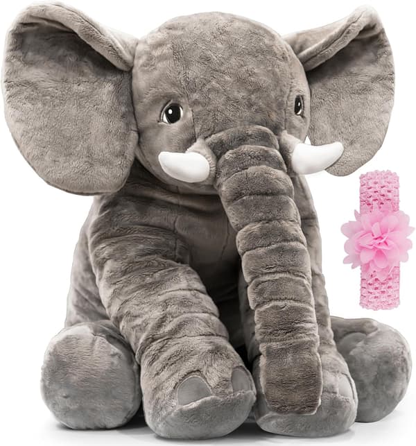 Stoppad elefant plyschdjur 24 TUM-FO-