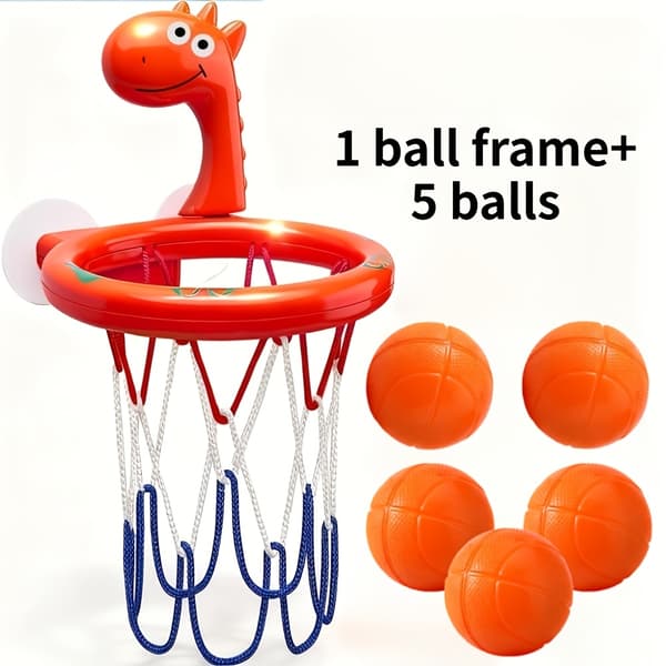 6 stk. badekar mini basketballkurvleker for barn-FO-