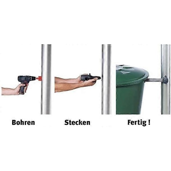 Regnvannsamler (for nedløpsrør 70-100 mm, regnvannsoppsamler for regntønner, for takflater opp til 80 m) 503070, grå-KK-