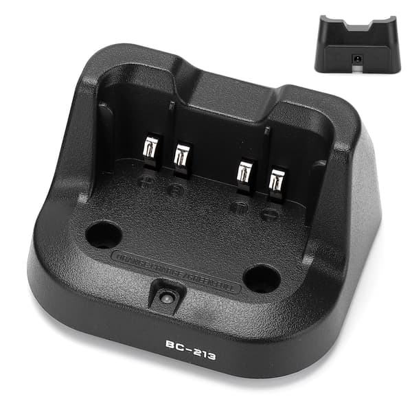Walkie Talkie Bordoplader til ICV88 ICU88 ICF1000 ICF2000 ICF1000D 110-240V (EU-stik)-FO-