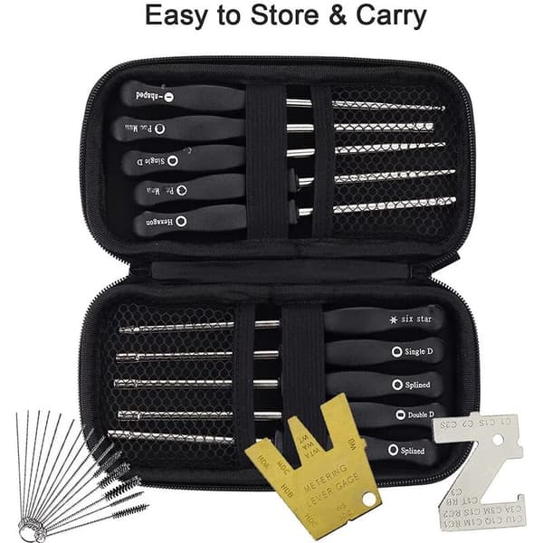 Carburetor Adjustment Tool Kit for 2-Stroke Engines, Carburetor Adjustment Tool for Chainsaw Weed Trimmer-FO-