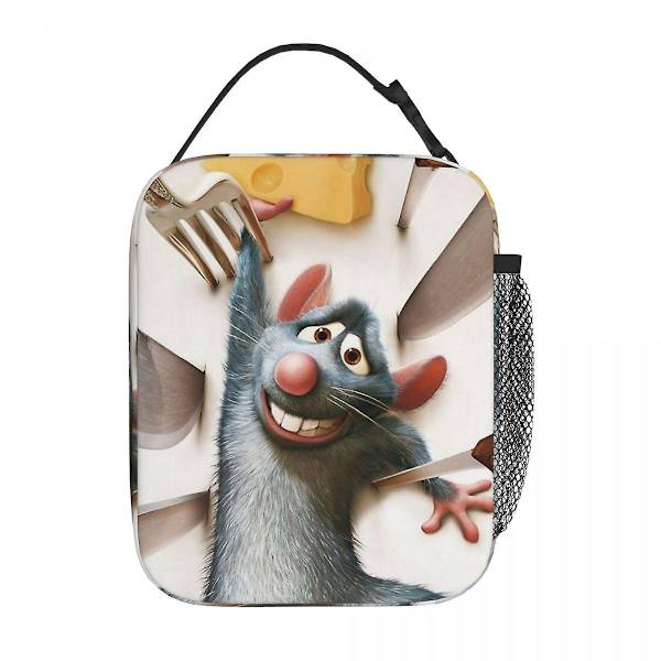 Remy Den Lilla Kocken Från Ratatouille Lounaskassit Eristetty Lounaskassi Termokassi Vuotamattomat Piknik-kassit Naisille Työlapsille[HK]