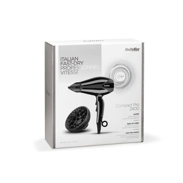 Babyliss 6715 Professionel Babyliss Direction - Diffuser - Ultrakompakt Format - AC Motor - Effekt 2200W{YDE}-FO-