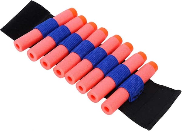2 stk EVA myk kulepistol kulepil ammunisjonslagring kulehylle håndleddsstropp med ammunisjonsstropp-FO-
