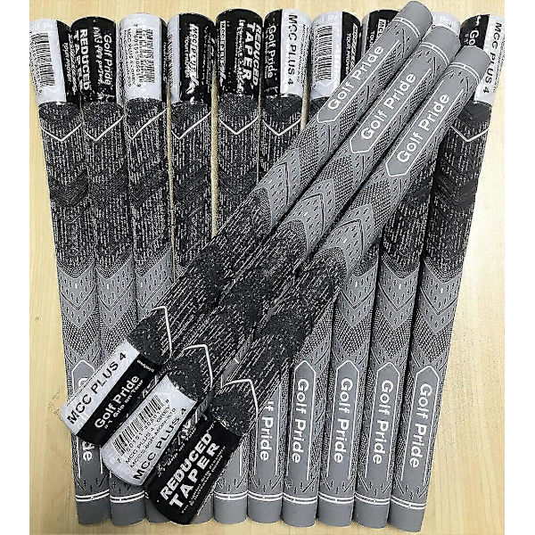 13 stk Golf Pride MCC PLUS 4 Golfgrep Standard Midsize Grå Grå-FO- Grey Midsize