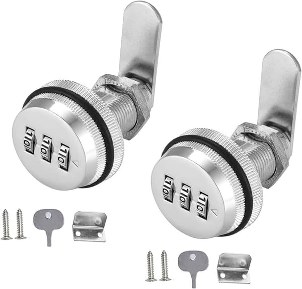 Pieces Safety Lock Mailbox Cam Cabinet Code Lock, Keyless Cam Lock, Combination Lock, for Cabinet Drawer Mailbox-FO-