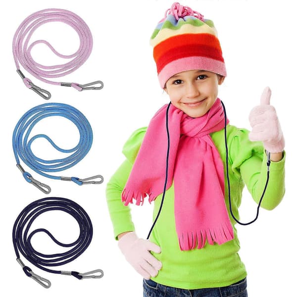 6 st Anti-förlorade handskremmar Vantar Clips Barn Snodd Handskklämmor Vante Snodd Snöre För Barn Småbarn-FO-