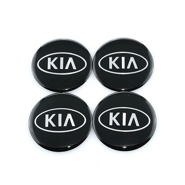 4-pack - Kia Centrumkåpor / Hjulnav Emblem - Bil 65