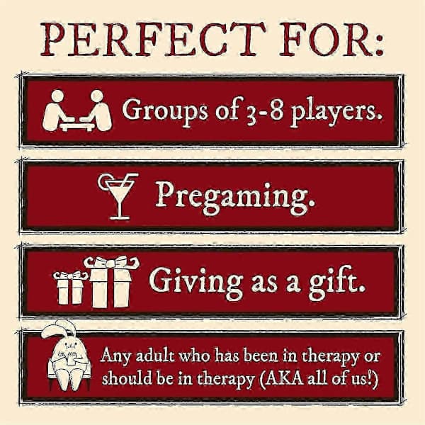 2025 Horrible Therapist Extra Horrible Edition, Funny Card Game for Adults, New Updated Version-FO-