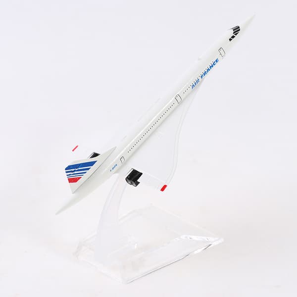 16 cm Air France Concorde Supersonic Jet Flygplan Flygplan Flygplan Vit-FO-