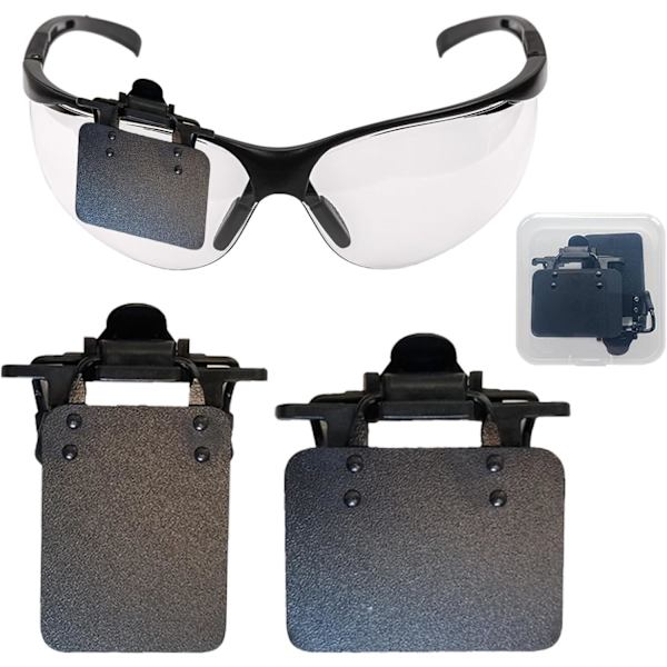 2 st internationella standard skytteglasögon lappar, sport skytte hög fokus glasögon lappar, förbättrad skytte precision, mål assisterad