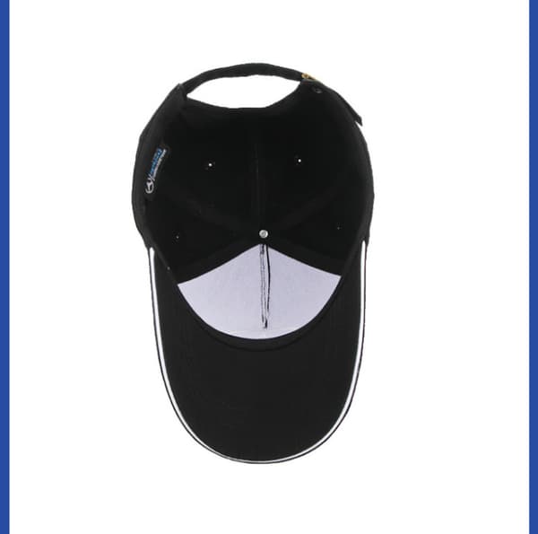 Sort baseballkasket stor hat ride motorcykelkasket[YD]-FO-