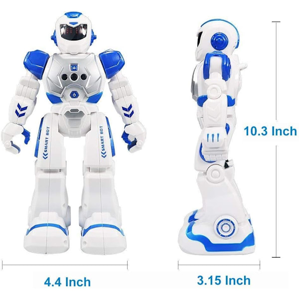 Geststyrd smart robotleksak för barn, programmerbar dansande RC-robotkit-FO-