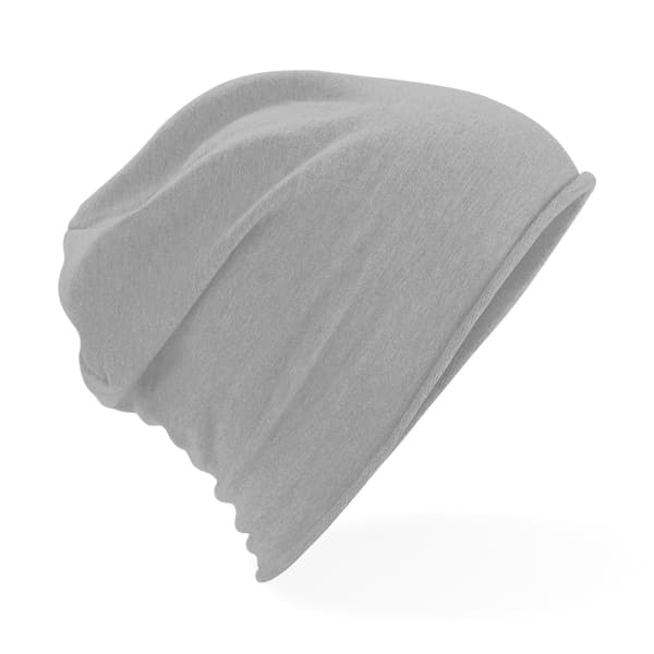 Beechfield Unisex enfärgad Jersey mössa En storlek Heather Grey Heather Grey-FO- Heather Grey One size